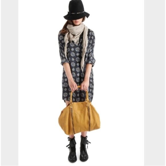 Zadig & Voltaire Rine Print Silk Skeleton Button Floral Black Mini Dress M - Picture 4 of 10
